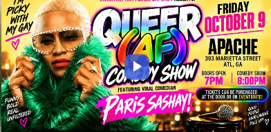 QUEER AF COMEDY SHOW Paris Sashay