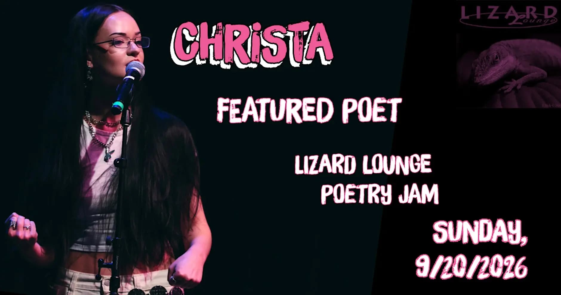 Lizard Lounge Poetry Jam-Christa