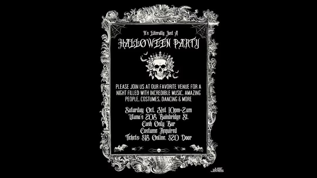 It's Literally Just A Halloween Party