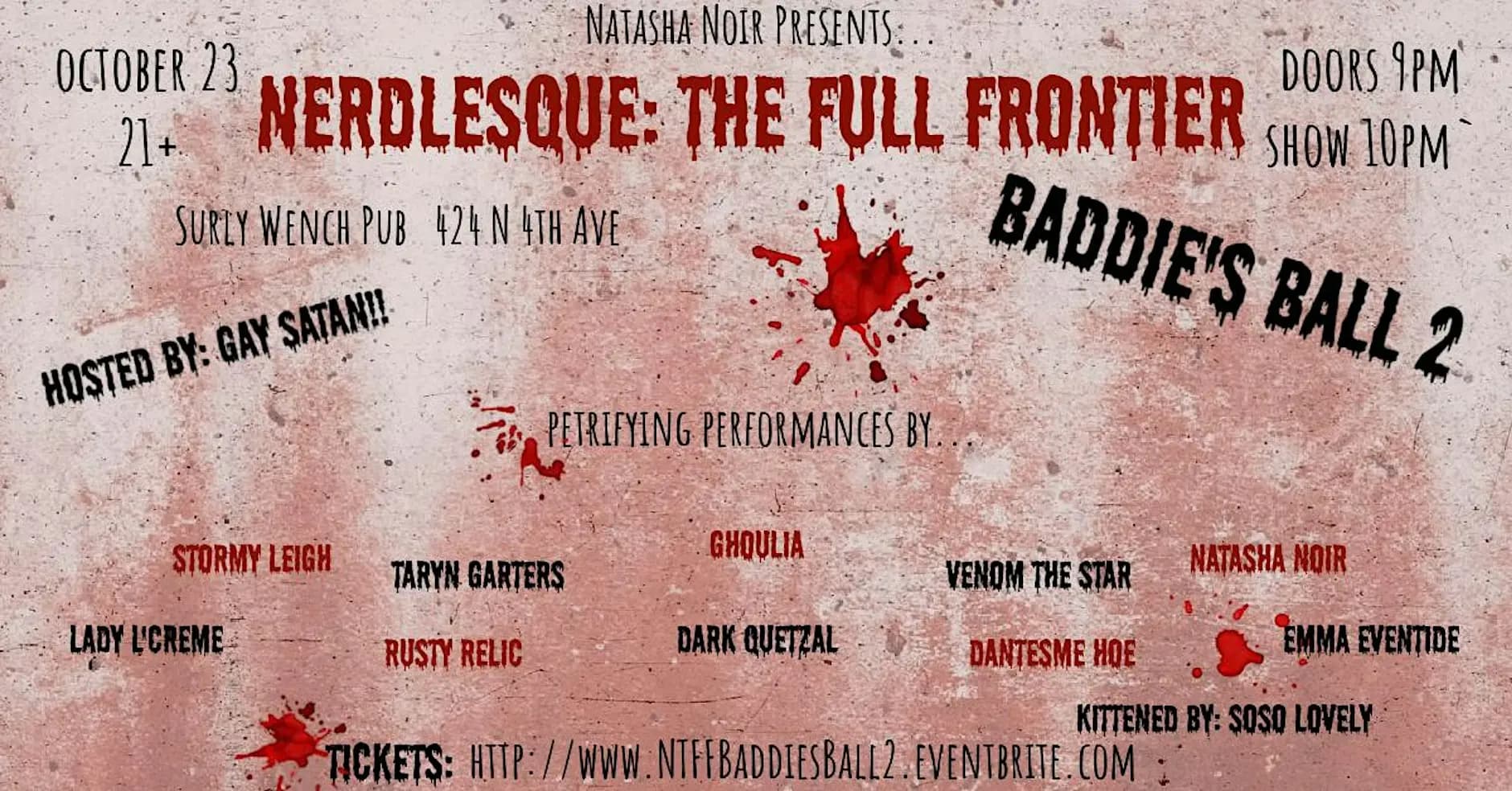 Nerdlesque: The Full Frontier... Baddie's Ball 2!