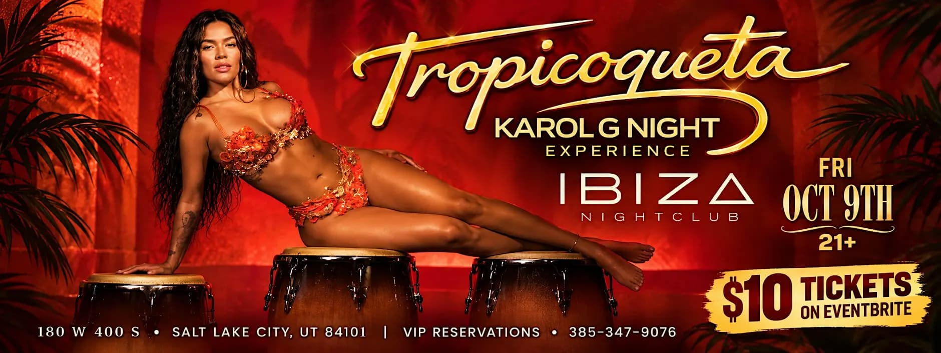 TROPICOQUETA -KAROL G NIGHT EXPERIENCE AT IBIZA NIGHT CLUB