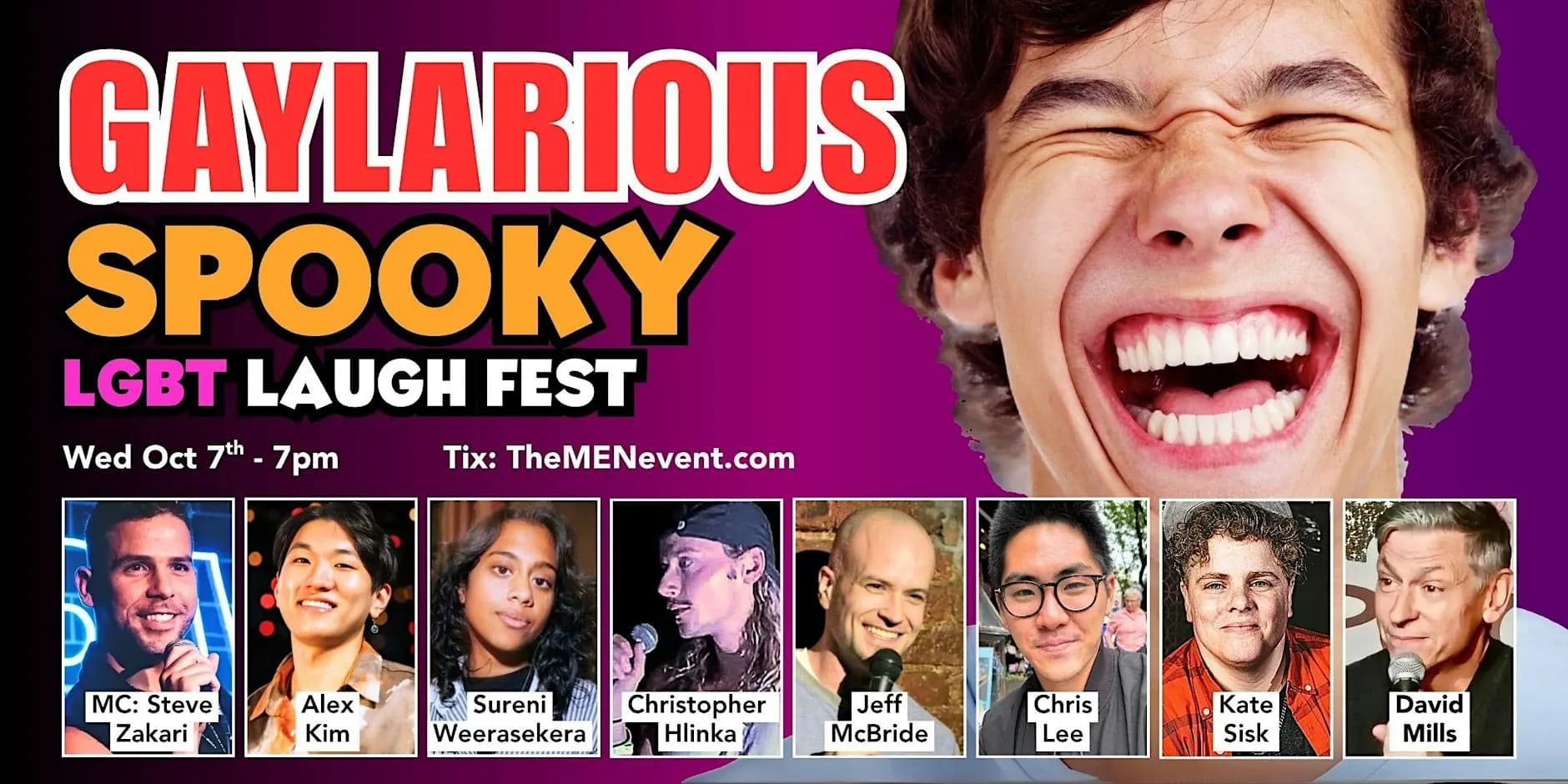 Gaylarious LGBT Spooky Laugh Fest - Wed Oct 7th