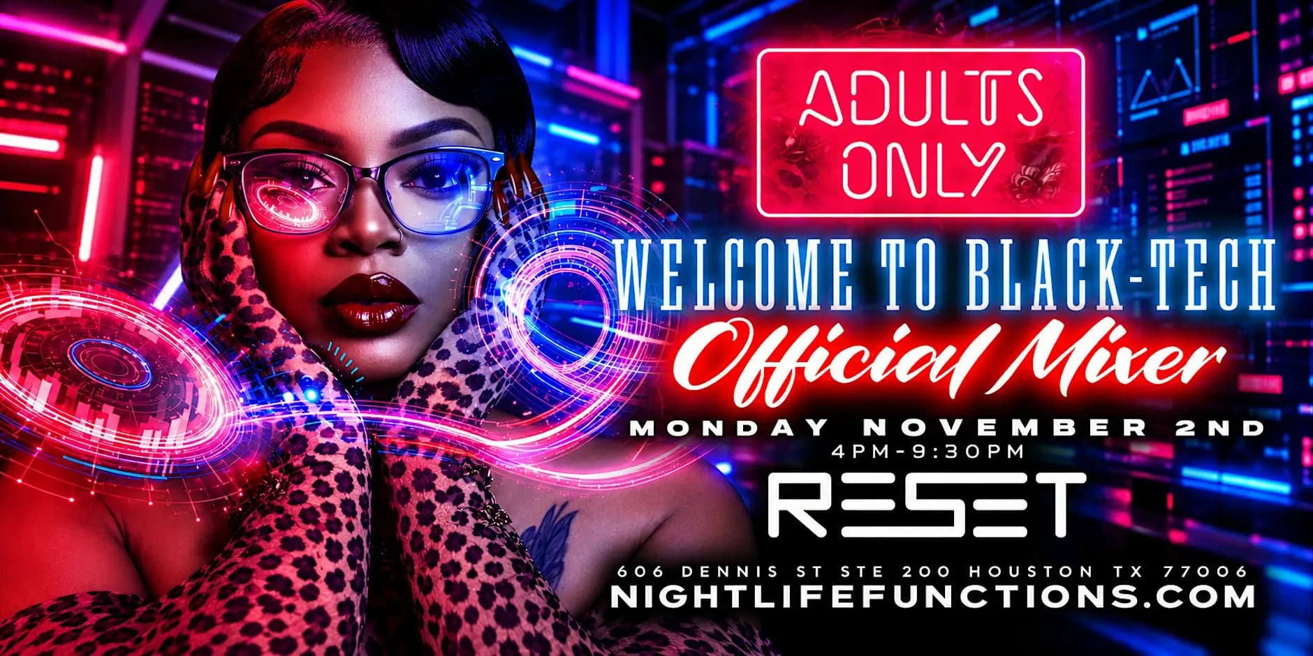 Share this event ADULTS ONLY PRESENTS: AFRO TECH WEEK KICKOFF MIXER