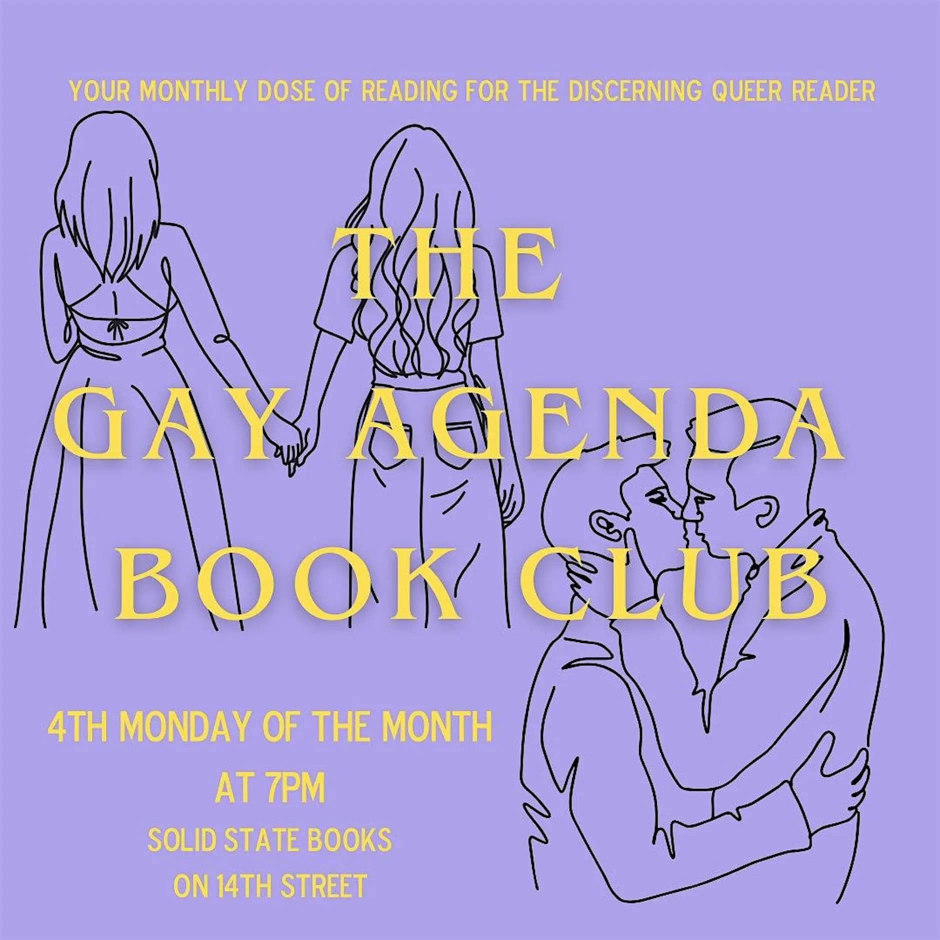 Gay Agenda Book Club at Solid State Books 14th Street - 09/28