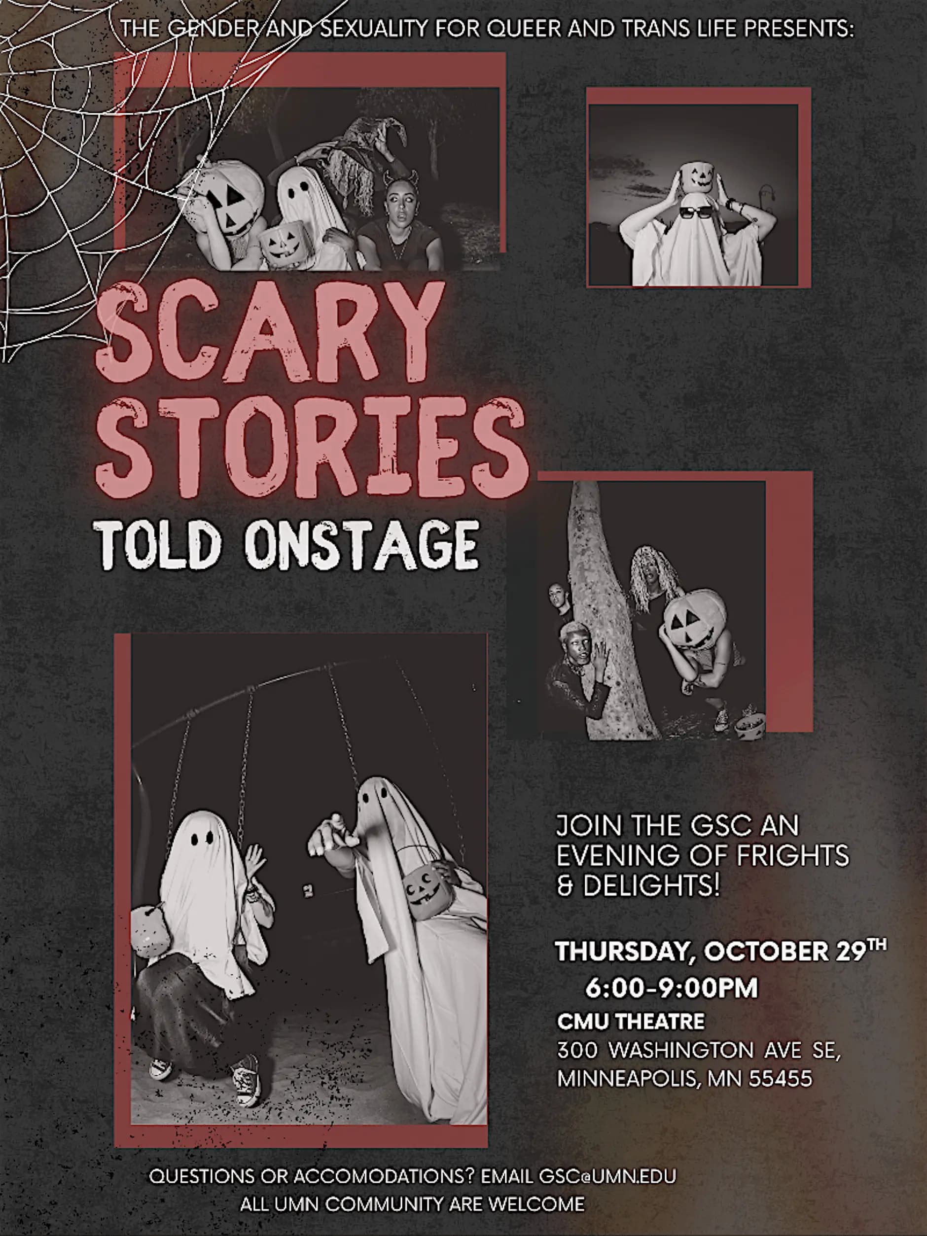 Scary Stories Told Onstage (UMN community event)