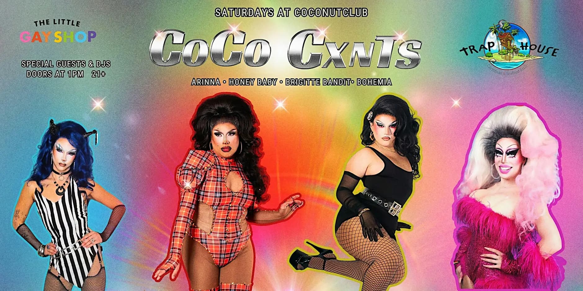 Coco Cxnts Drag Brunch— Voted Best of Austin! NO COVER!