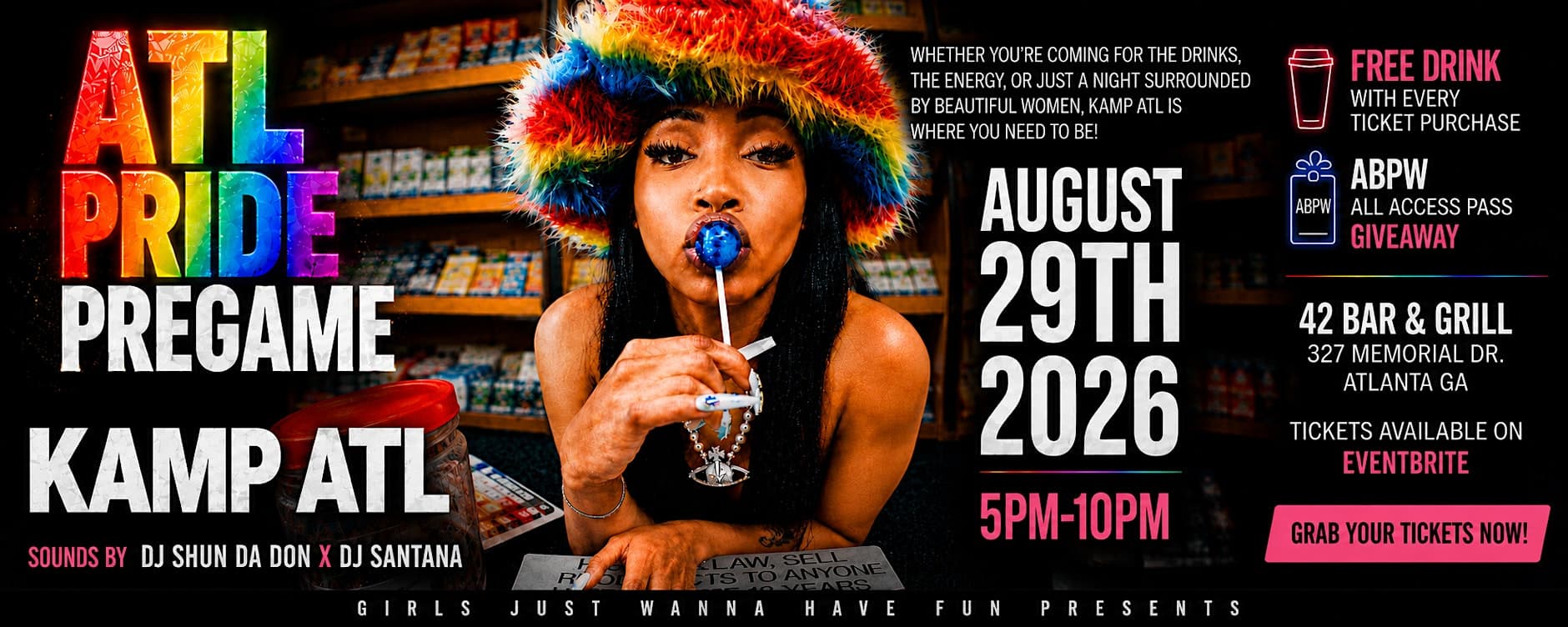 KAMP ATL: PRIDE PREGAME DAY PARTY