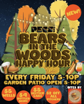 10.23 - Bears in the Woods Happy Hour at Pecs