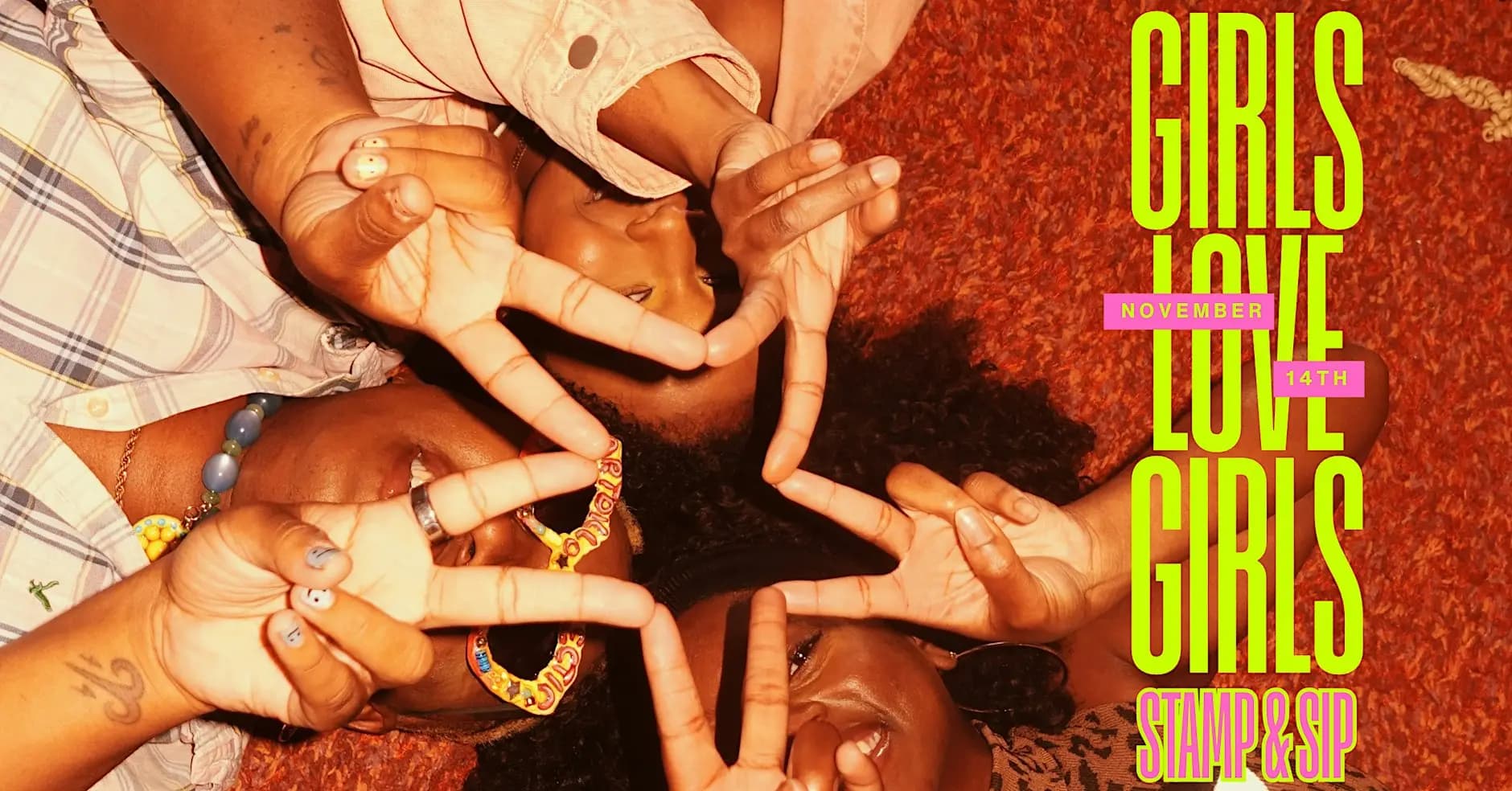Girls Love Girls Stamp & Sip