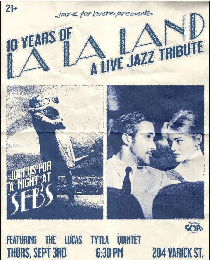 10 Years of La La Land: A Live Jazz Tribute
