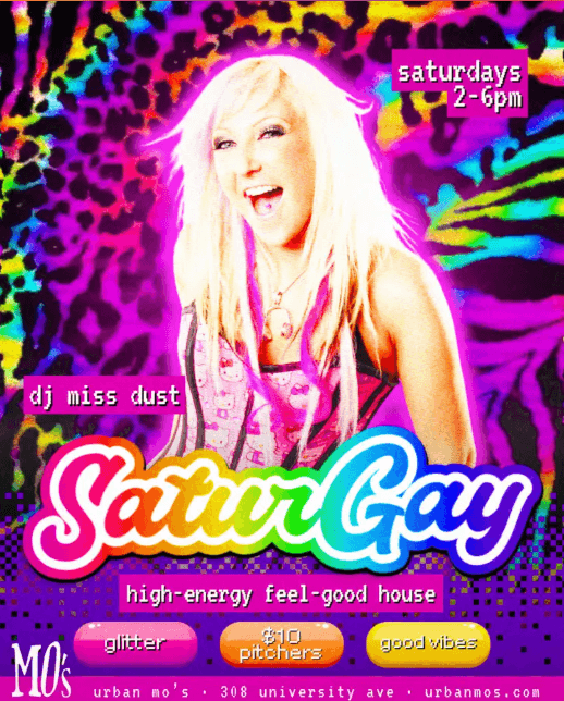 Saturdays w/ Dj Miss Dust