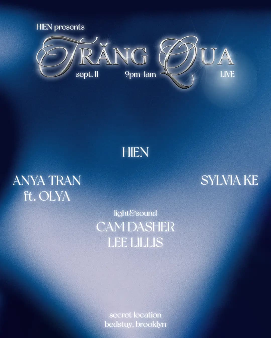 HIEN: TRĂNG QUA—LIVE