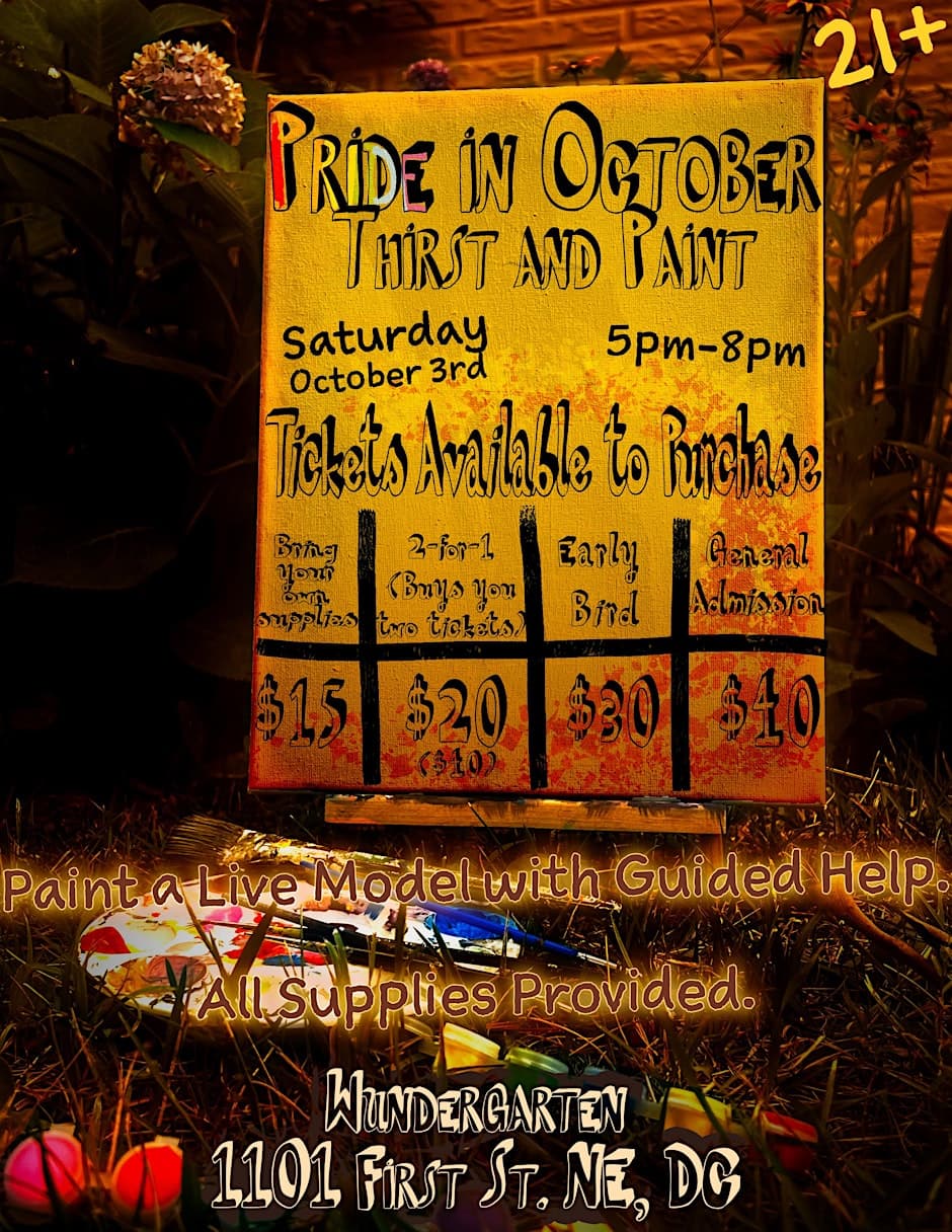Pride in October Sip and Paint