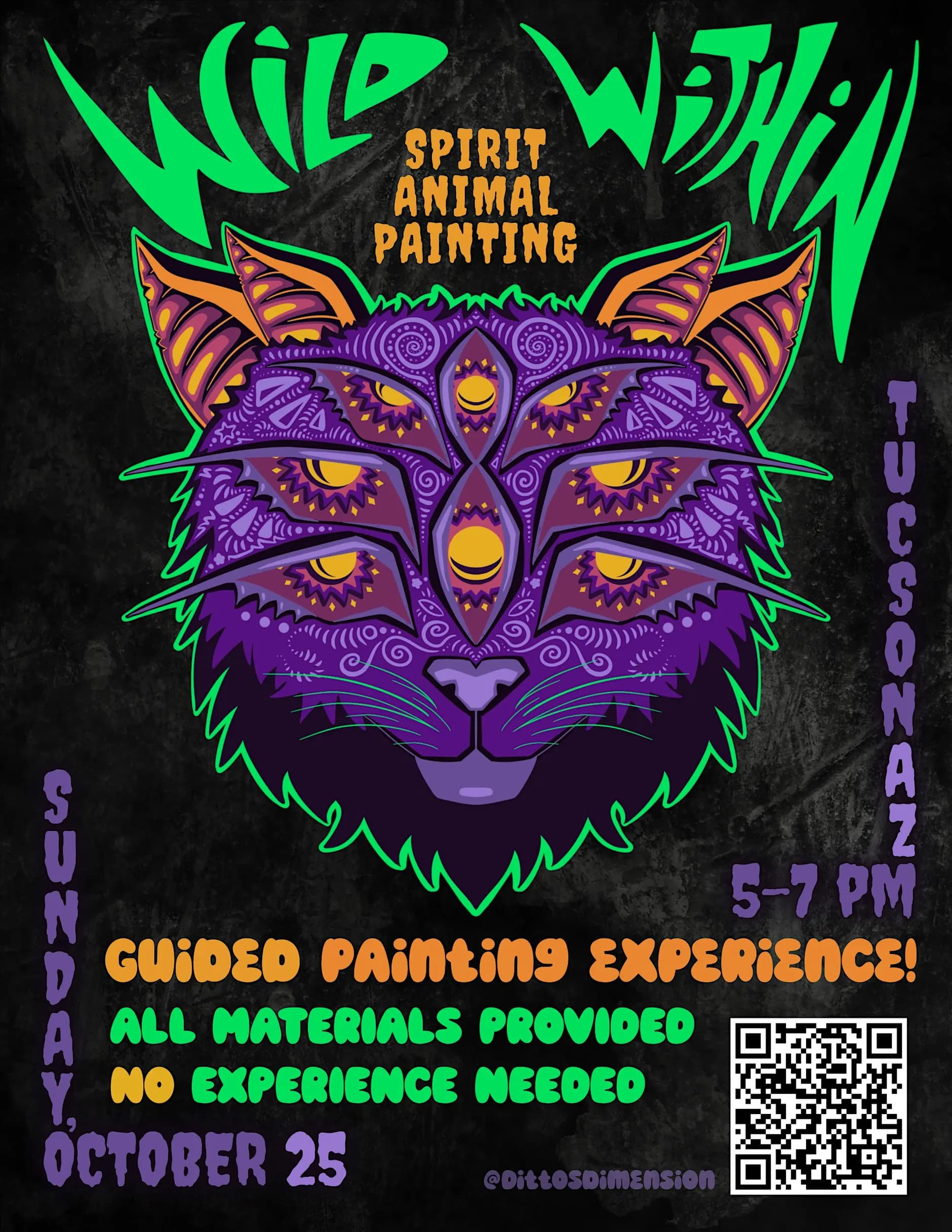 Wild Within: Spirit Animal Painting.