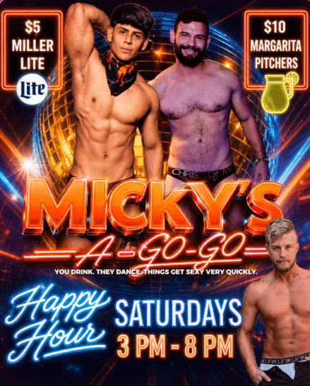MICKY’S A GOGO Happy Hour