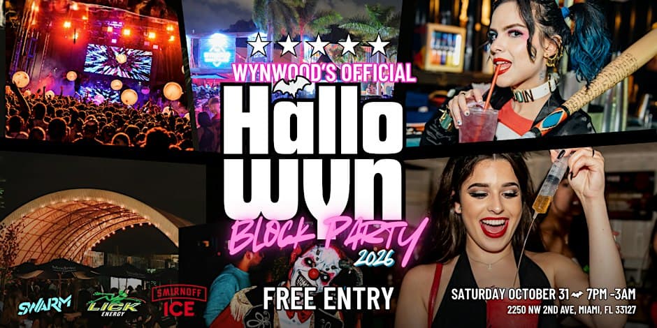 HalloWYN 2026 - Wynwood's Official FREE Halloween Block Party
