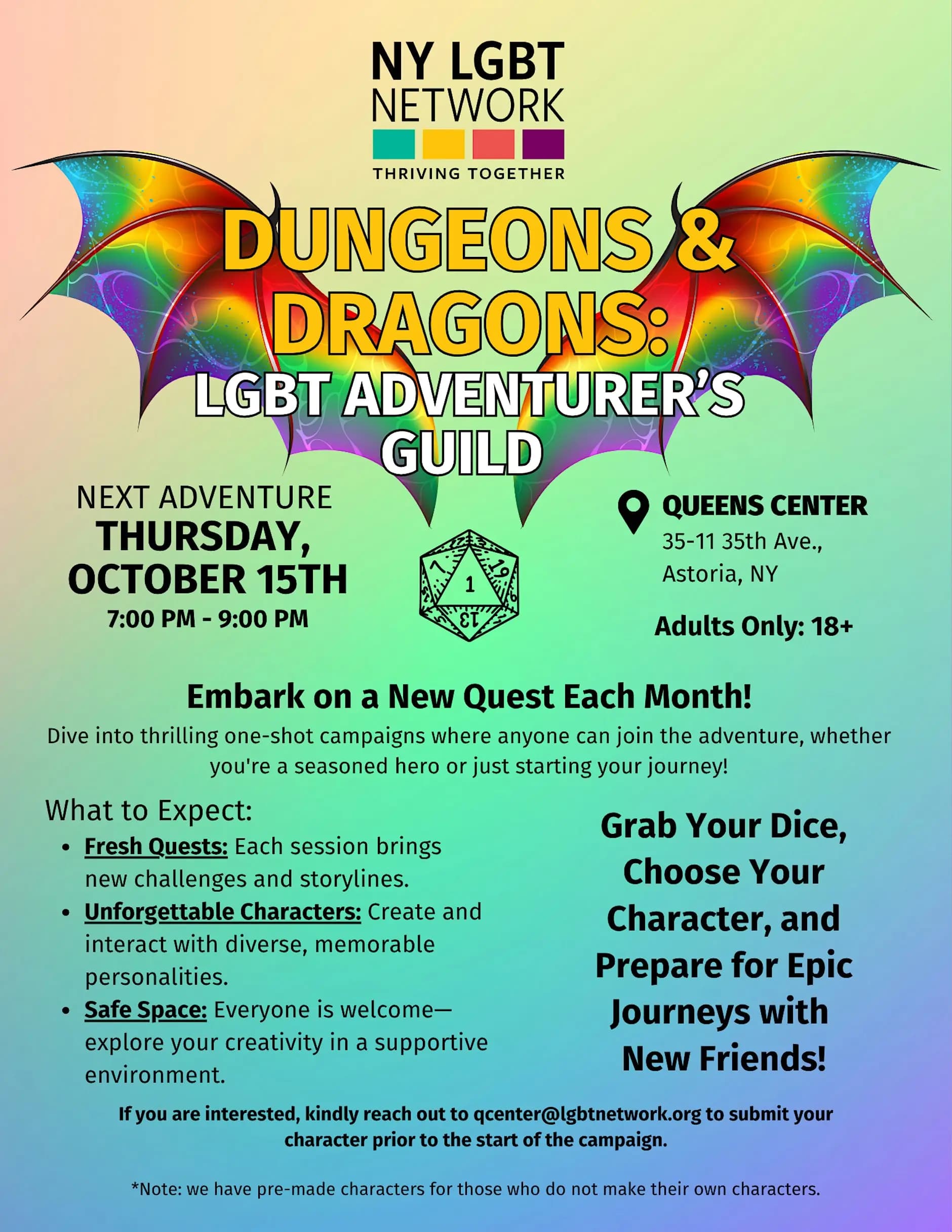Dungeons & Dragons: LGBTQ+ Adventurers' Guild