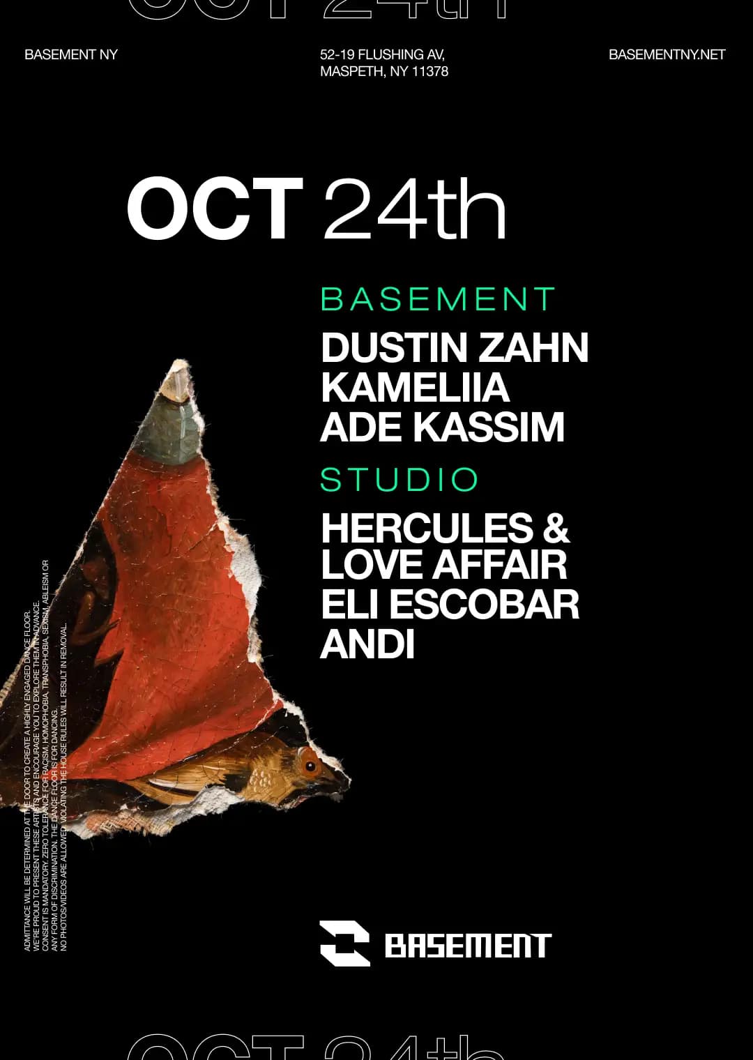 Dustin Zahn / Kameliia / Ade Kassim / Hercules & Love Affair / Eli Escobar / Andi