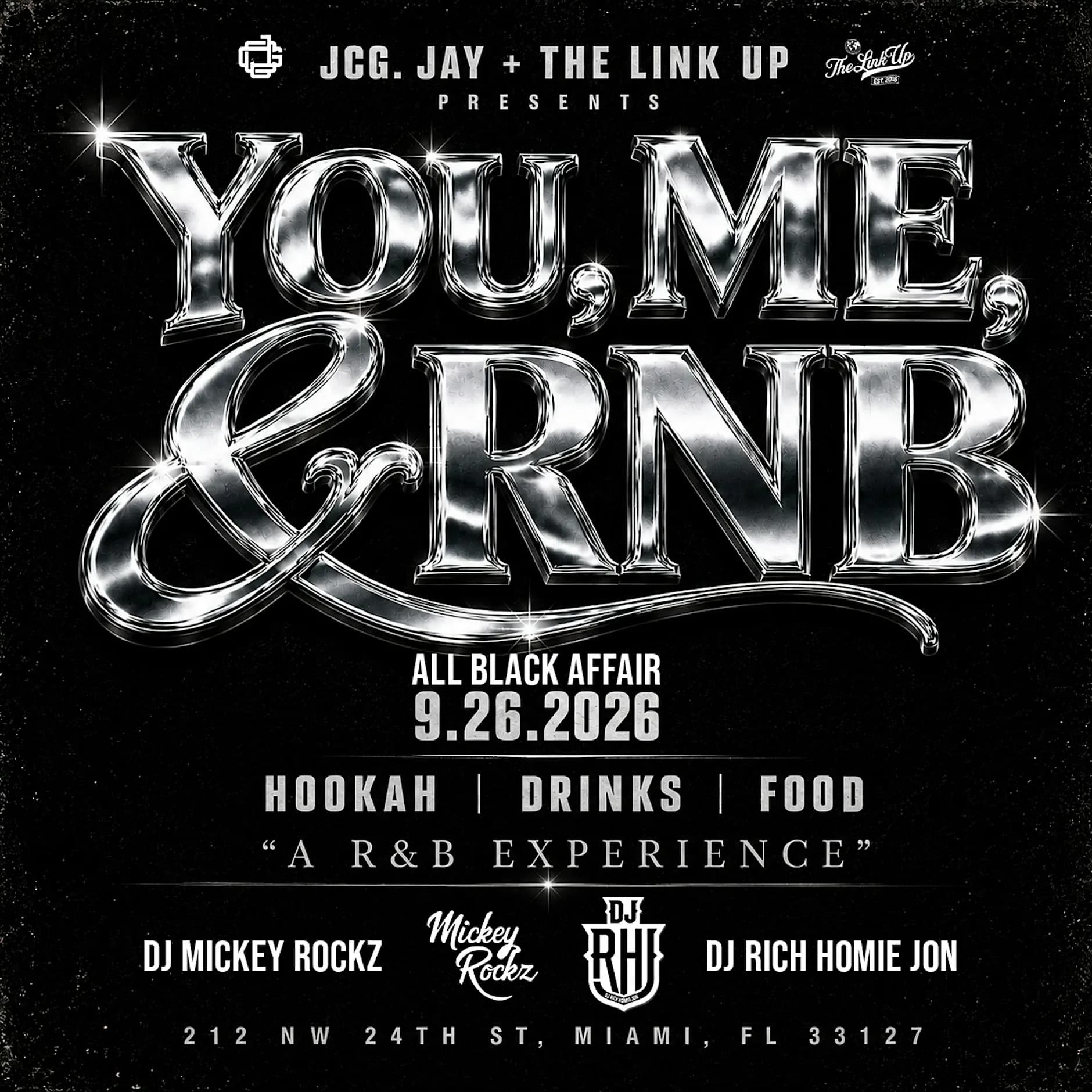 You, Me, & RNB "All Black Affair"