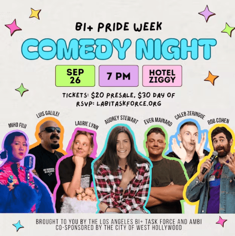 Bi+ Pride Week: Comedy Show