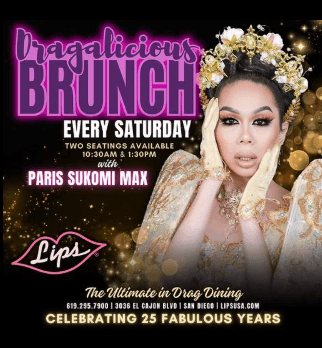 Dragalicious Brunch Saturdays at Lips