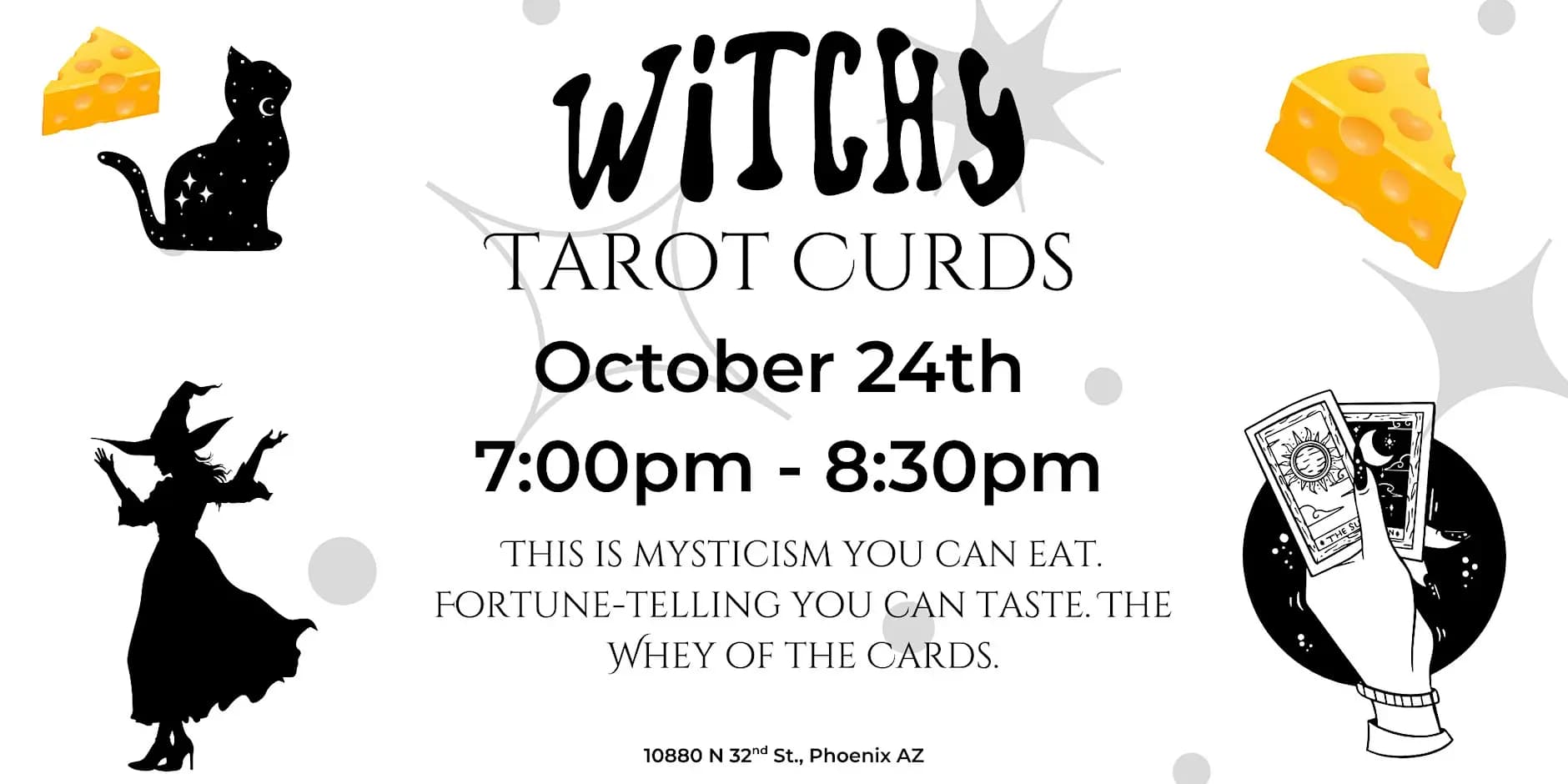 Witchy Tarot Curd: A Cheese & Card Reading