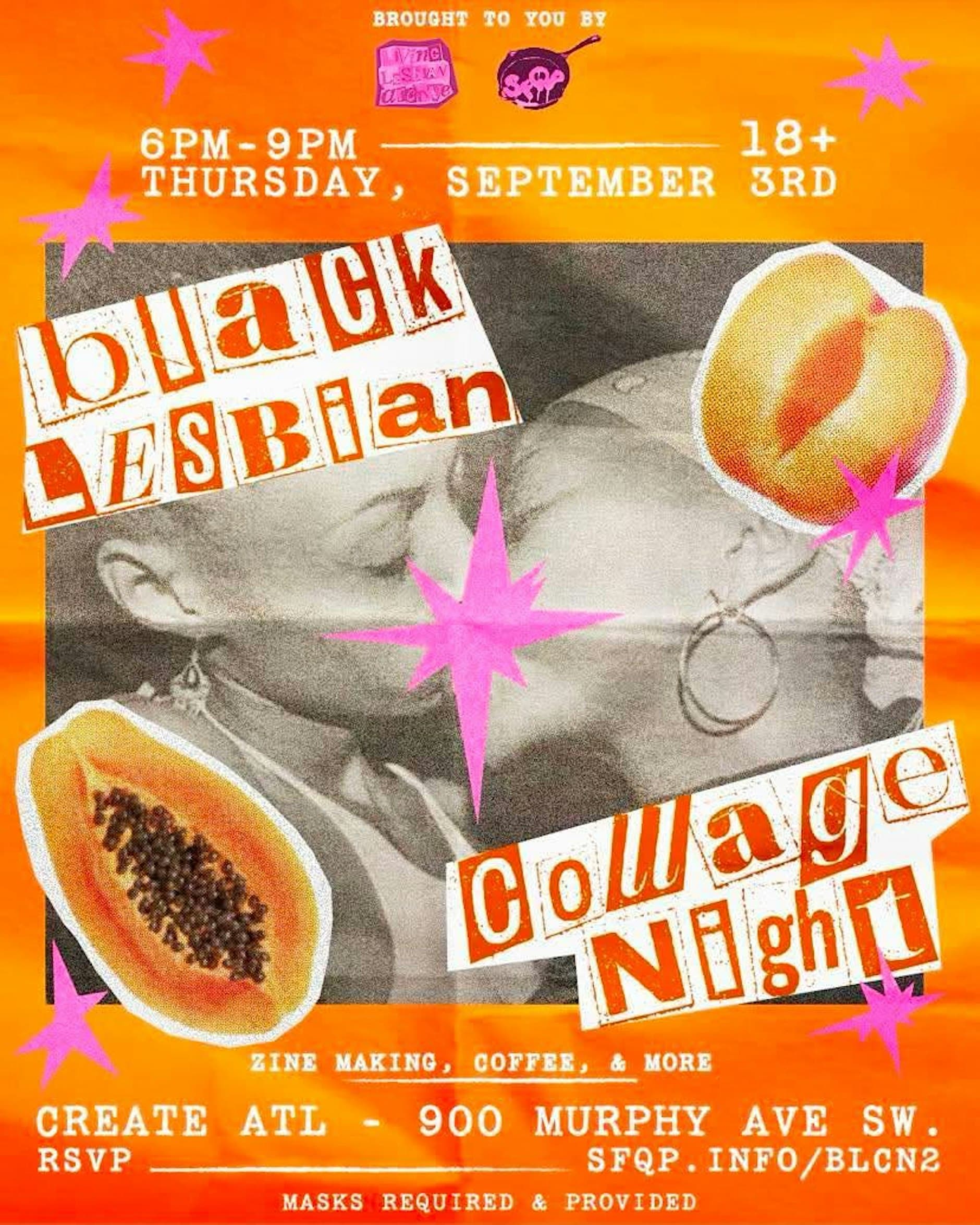 Black Lesbian Collage Night & Zine Making