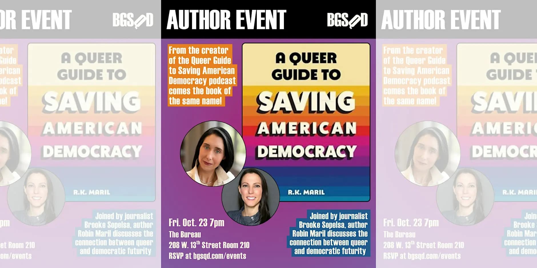 Author Event: Robin Maril’s A Queer Guide to Saving American Democracy