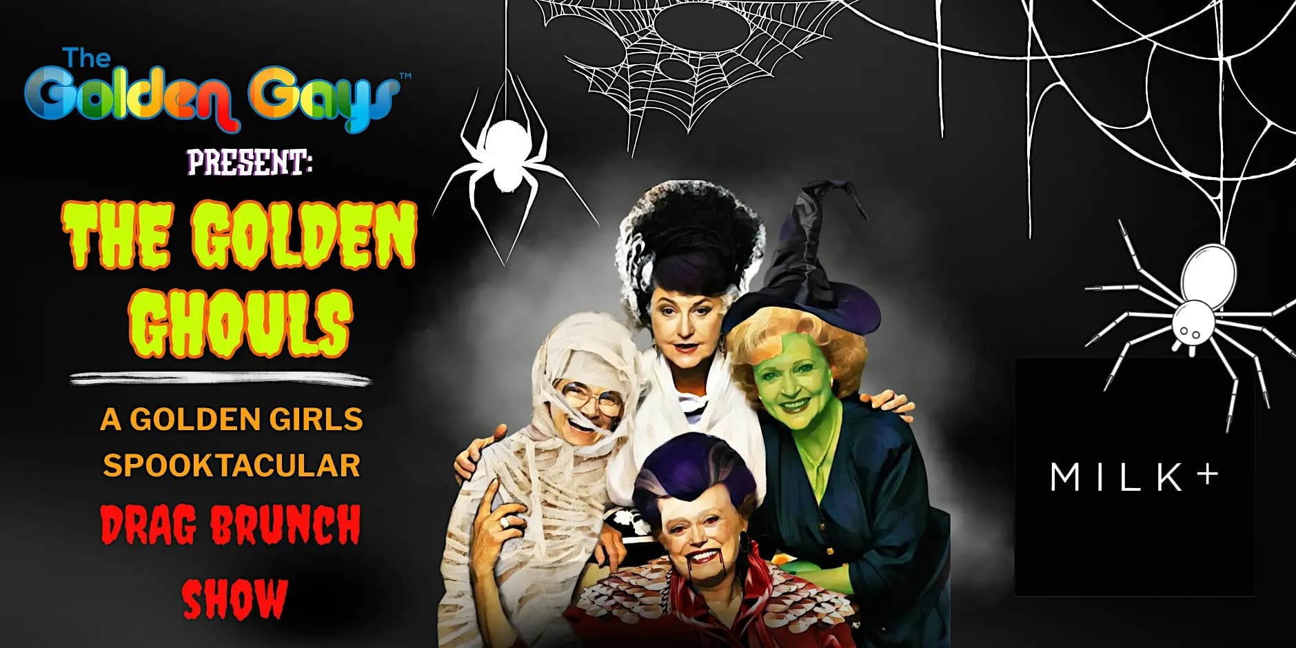 Salt Lake City - The Golden Ghouls™️ Drag Brunch - MILK+