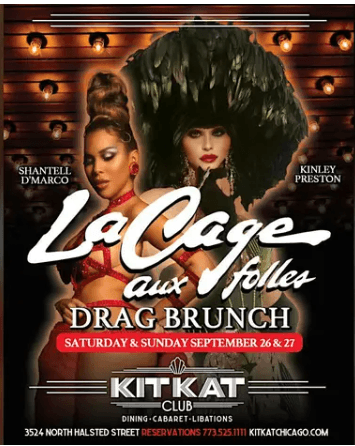 9.26 - La Cage aux Folles Bottomless Drag Brunch