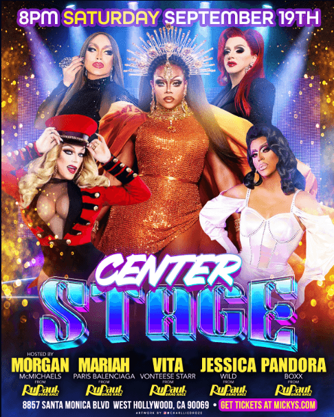 9.19 - Center Stage — Saturday Night Drag Spectacular