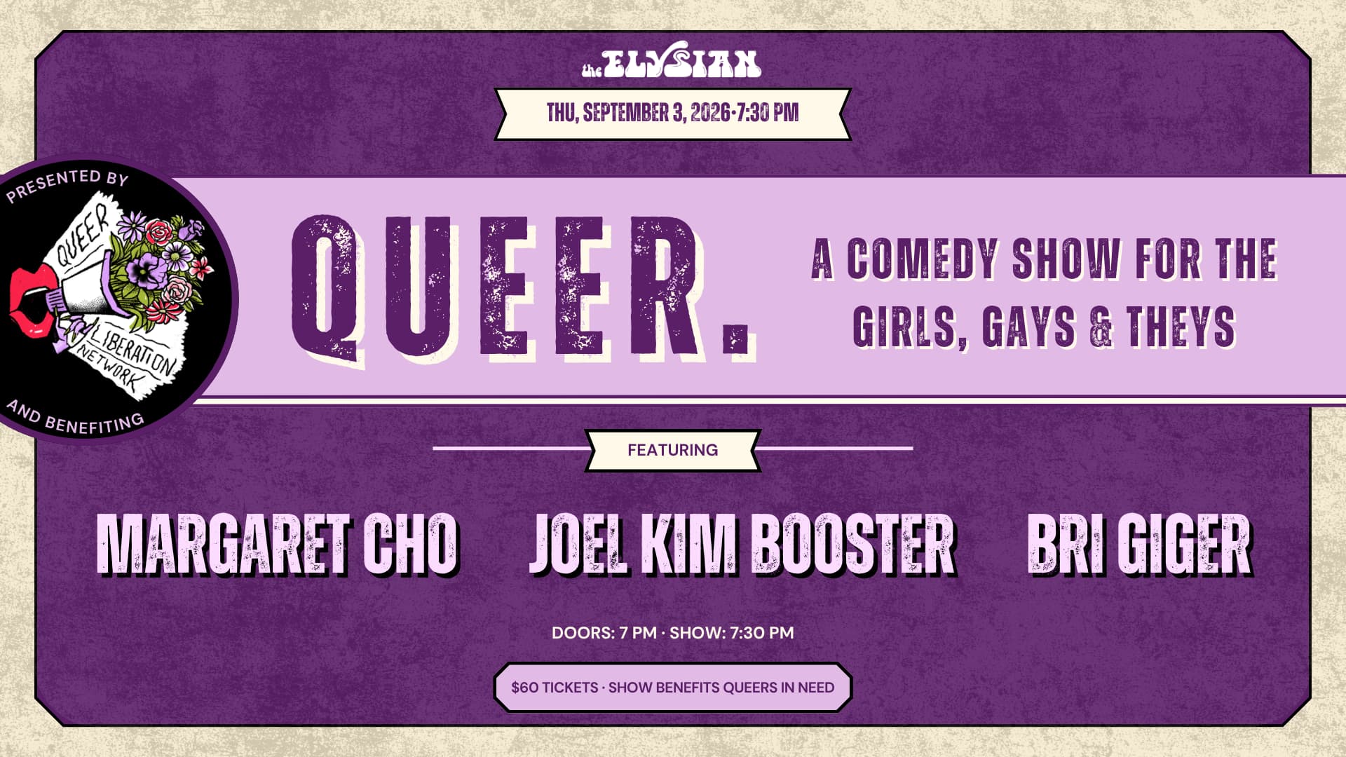 QUEER: A Comedy Show for the Girls Gays & Theys