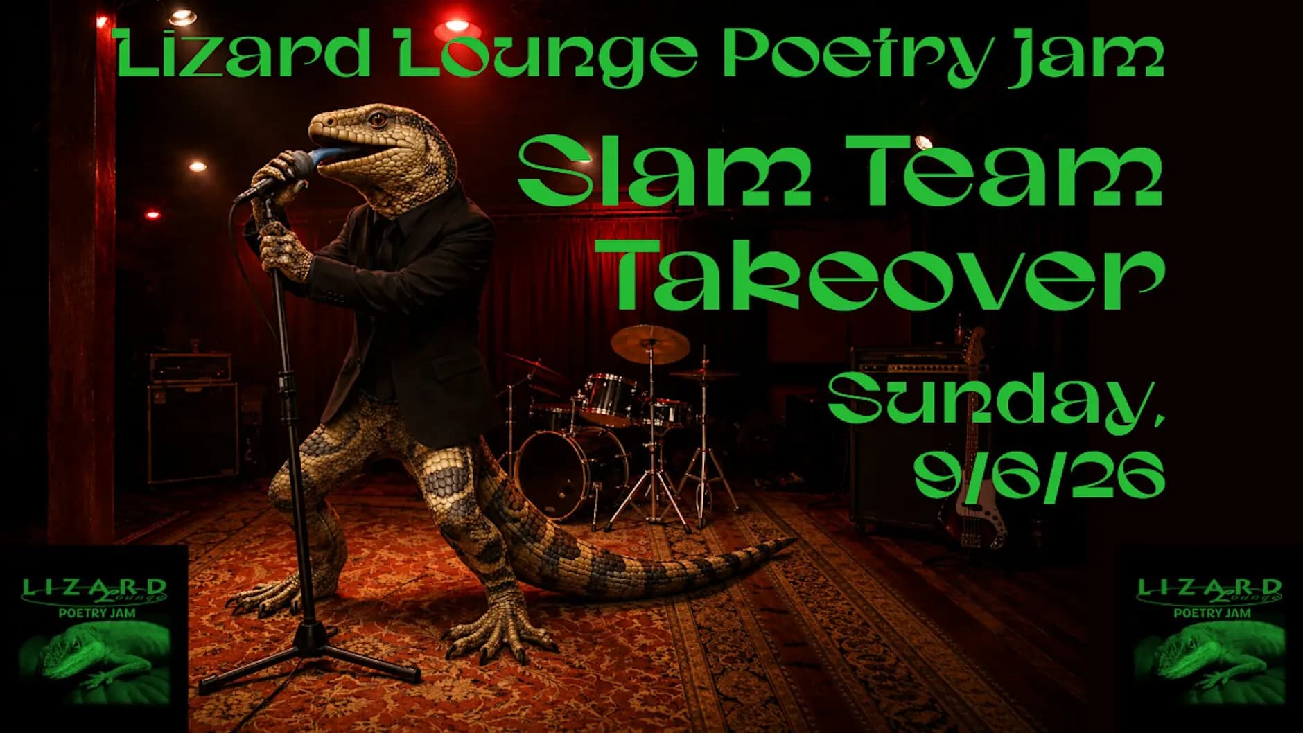 Lizard Lounge Poetry Jam-Slam Team Takeover