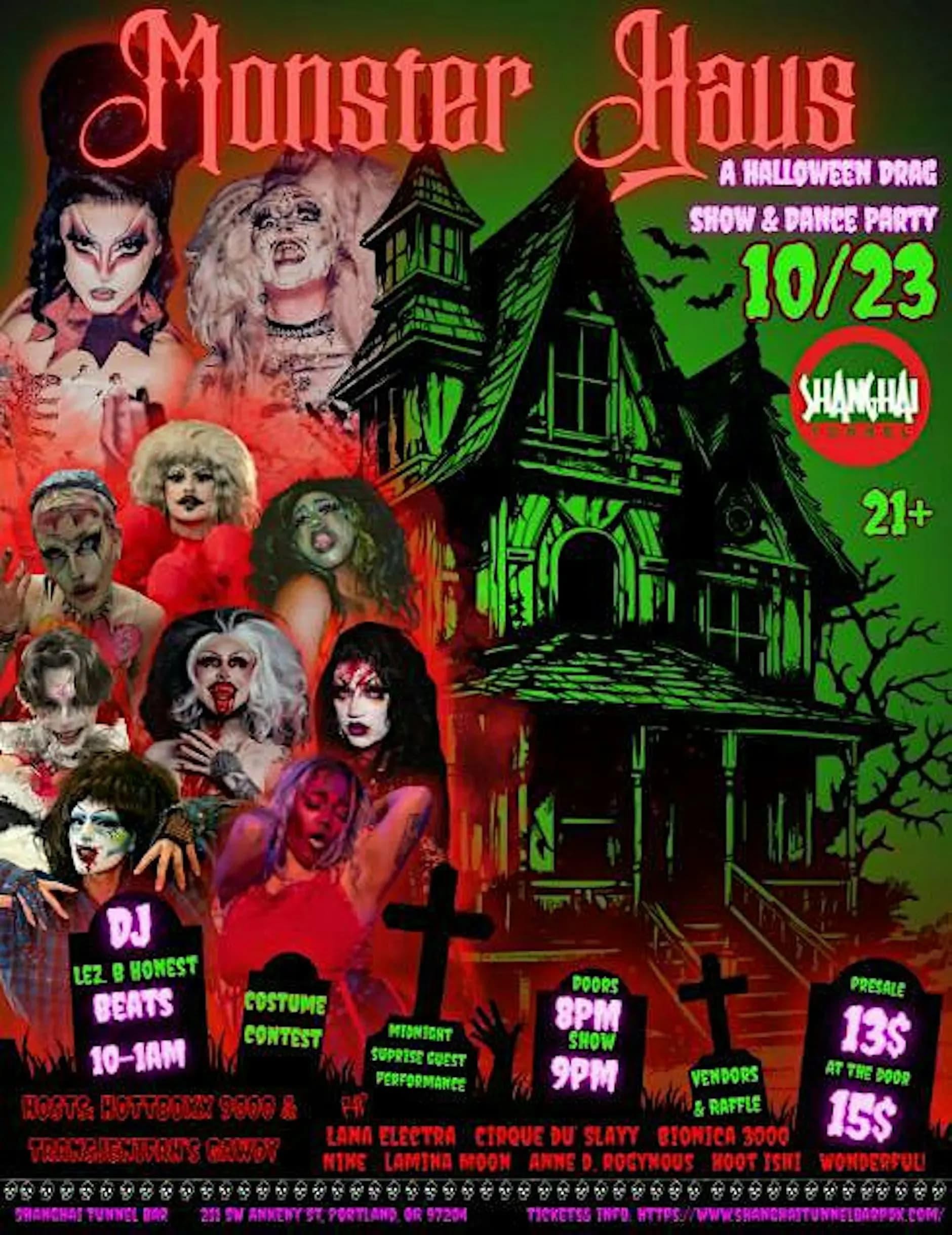 Monster Haus- OCT 23 @ Shanghai Tunnel Bar