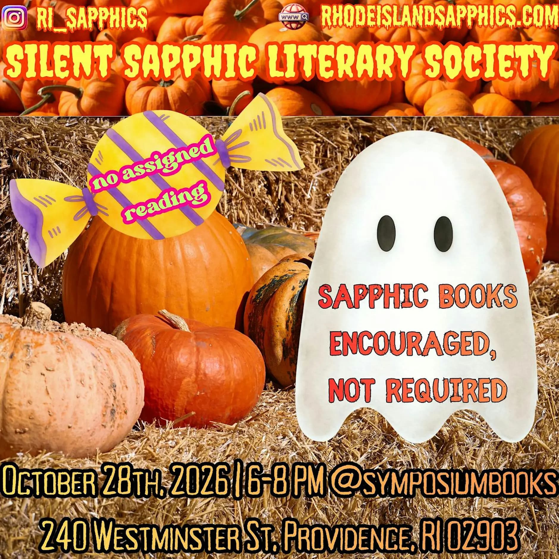 Silent Sappic Literary Salon (on the rooftop!)
