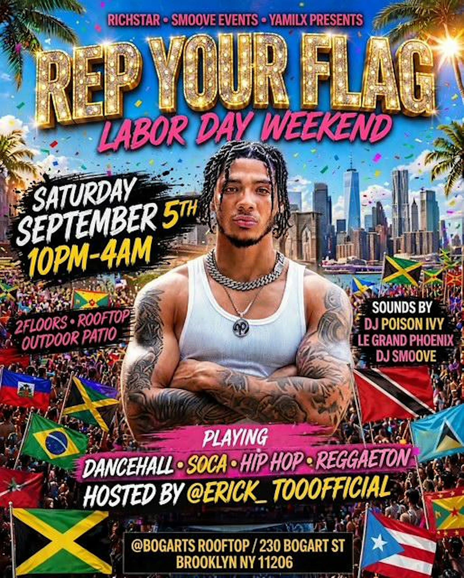 REP YOUR FLAG LABOR DAY SATURDAY IN BROOKLYN PRIDE
