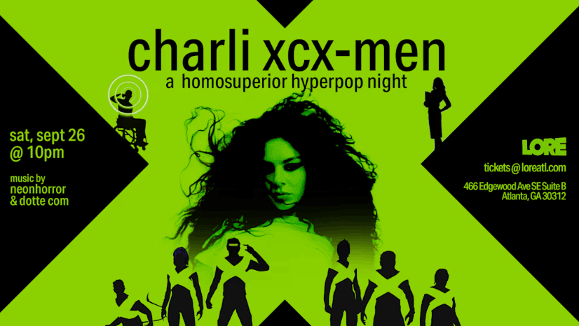 Charli Xcx-Men: A Homosuperior Hyperpop Night