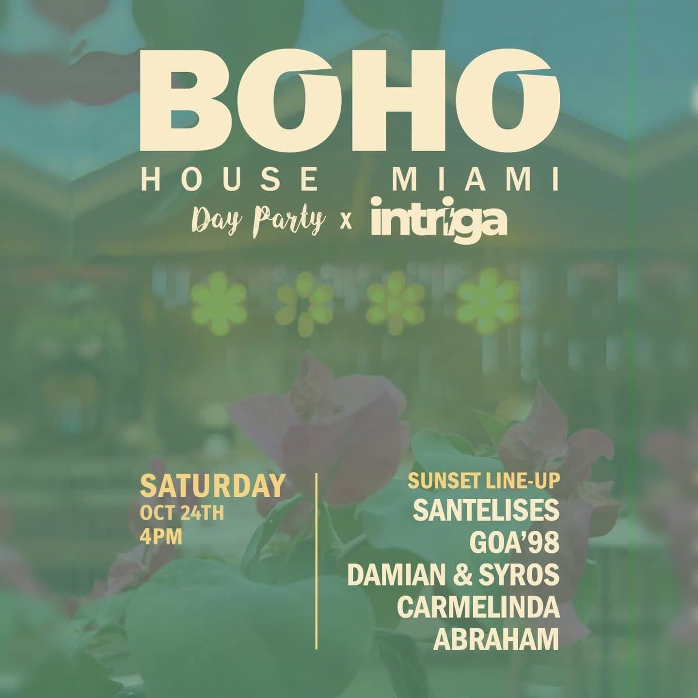 Intriga X Boho House: Vol. 3 Day Party (New Location)