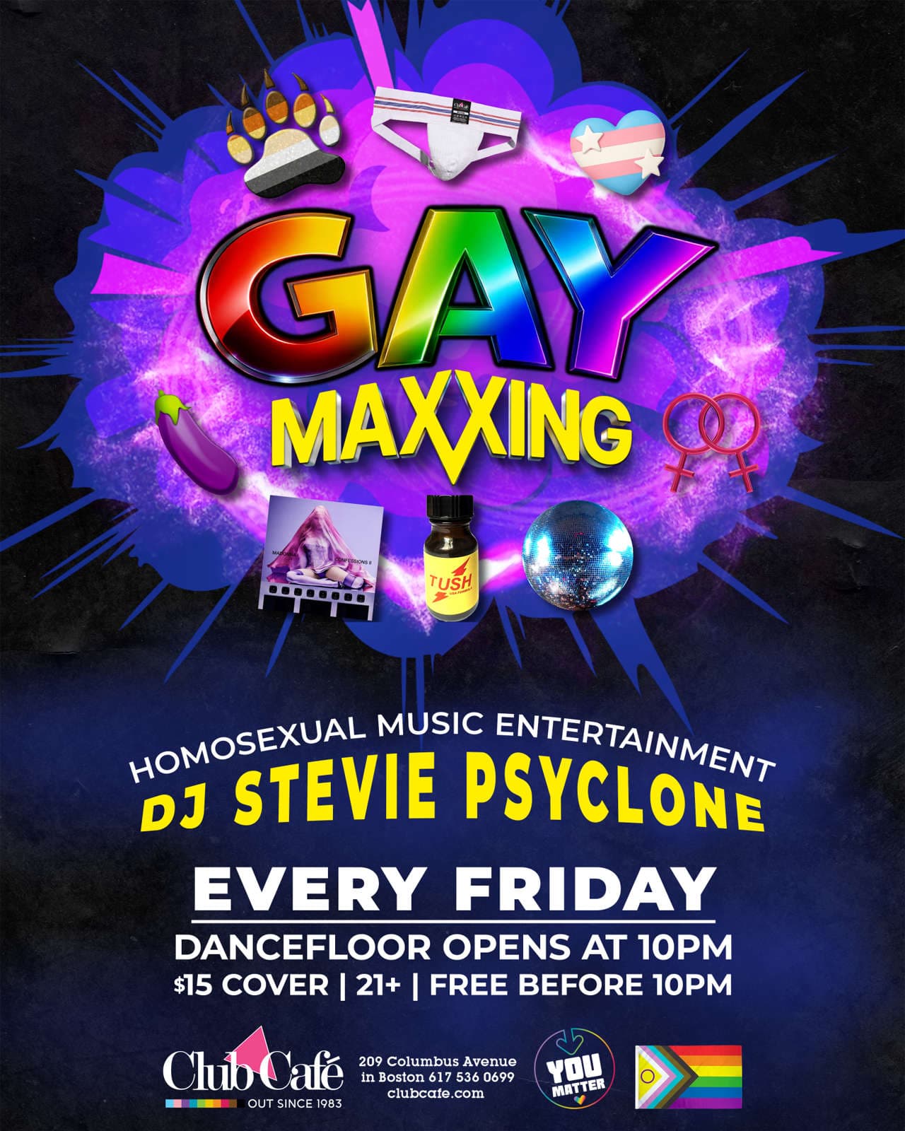 Club Café Fridays – GayMaxxing