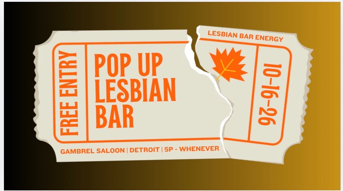 Pop-up Lesbian Bar