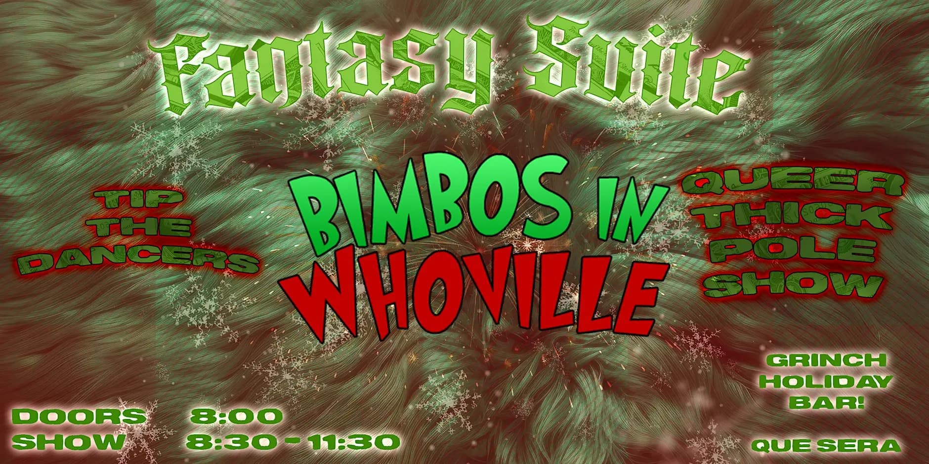 Fantasy Suite Queer & Thick Pole Show: Bimbos In Whoville