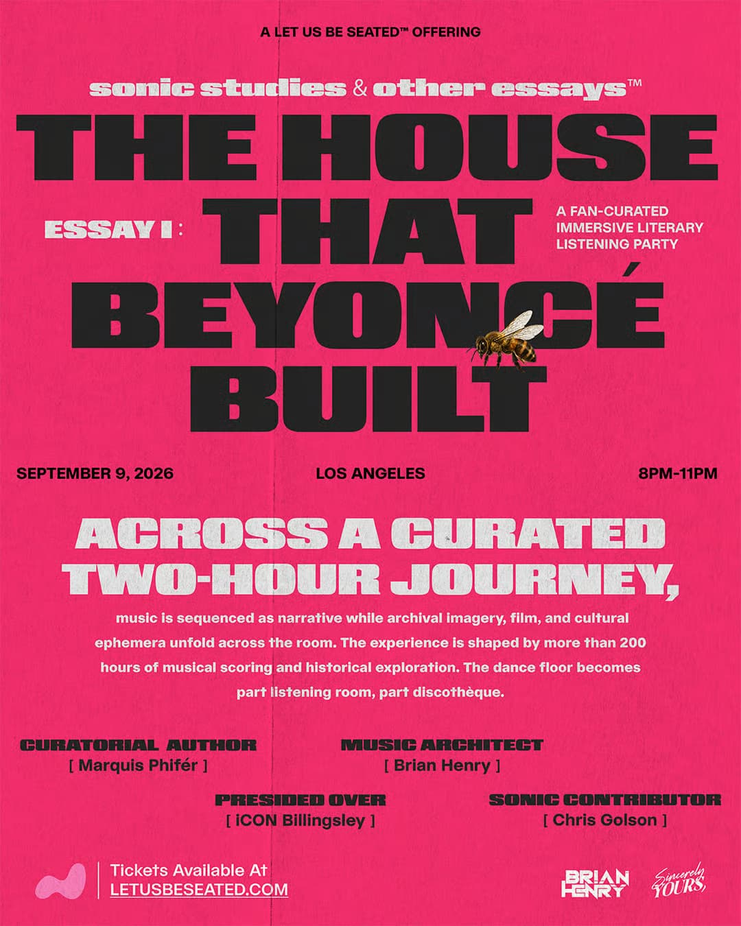 Sonic Studies & Other Essays™ | The House That Beyoncé Built