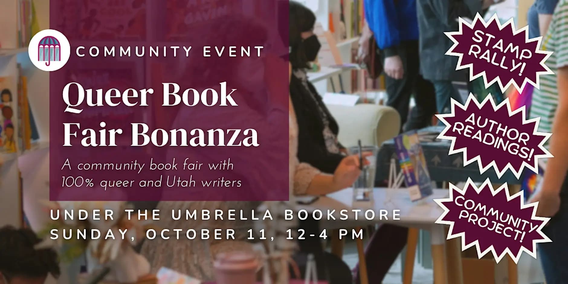 3rd Annual Queer Book Fair Bonanza