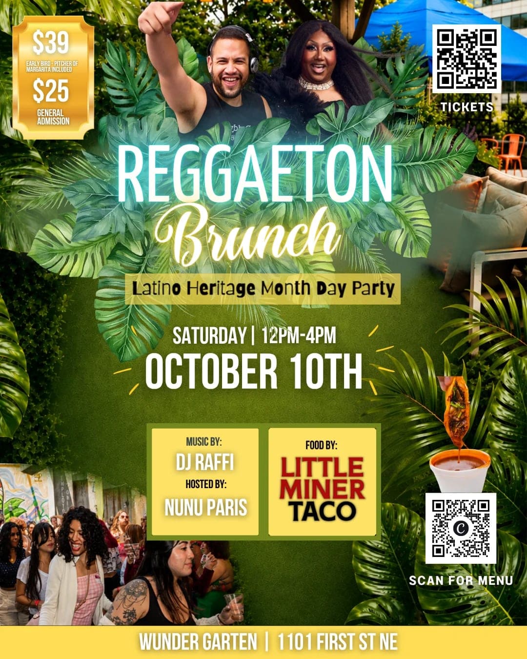 Reggaeton Brunch: Latin Heritage Day Party