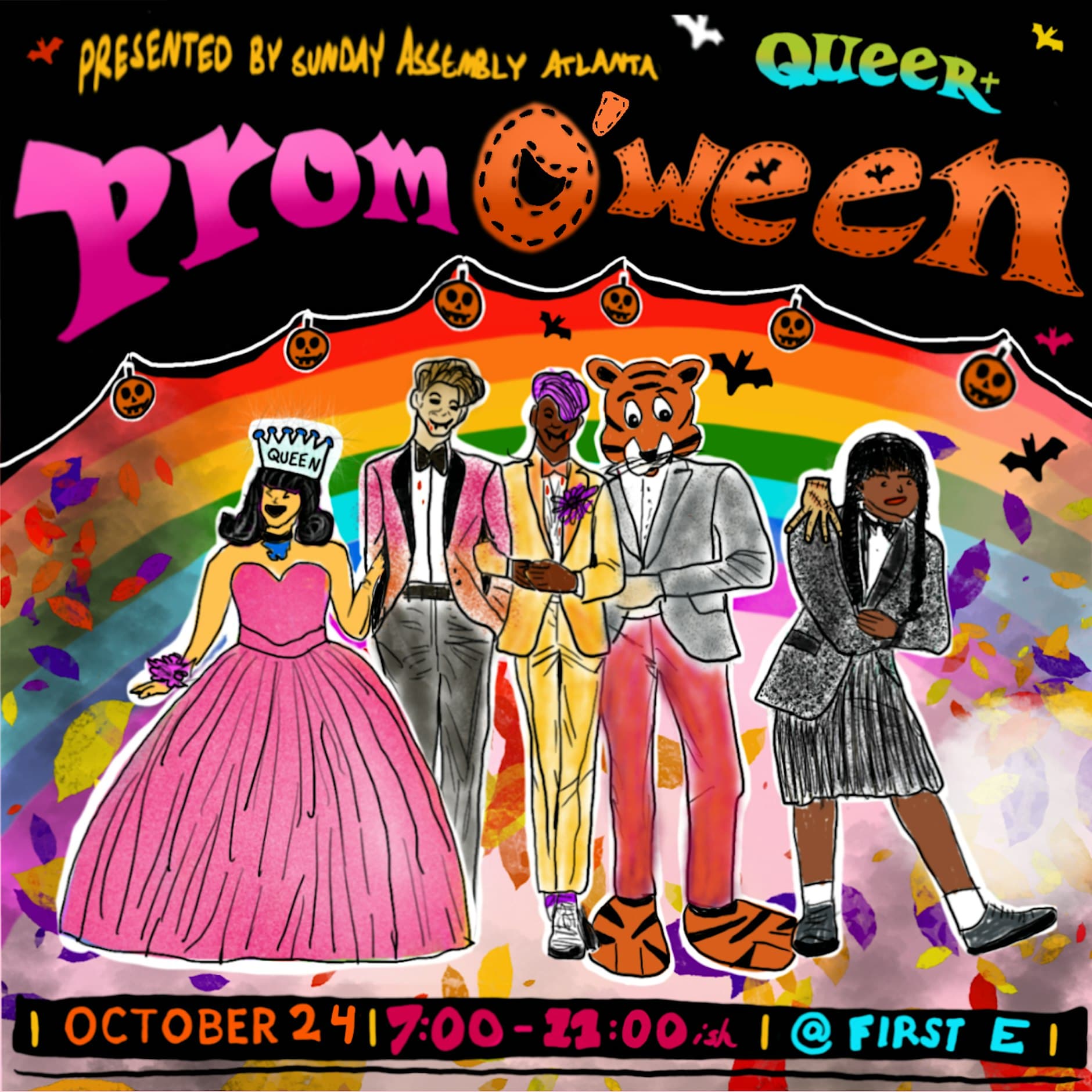 Prom O'Ween! Sunday Assembly Atlanta's 2026 Halloween Party + Queer Prom