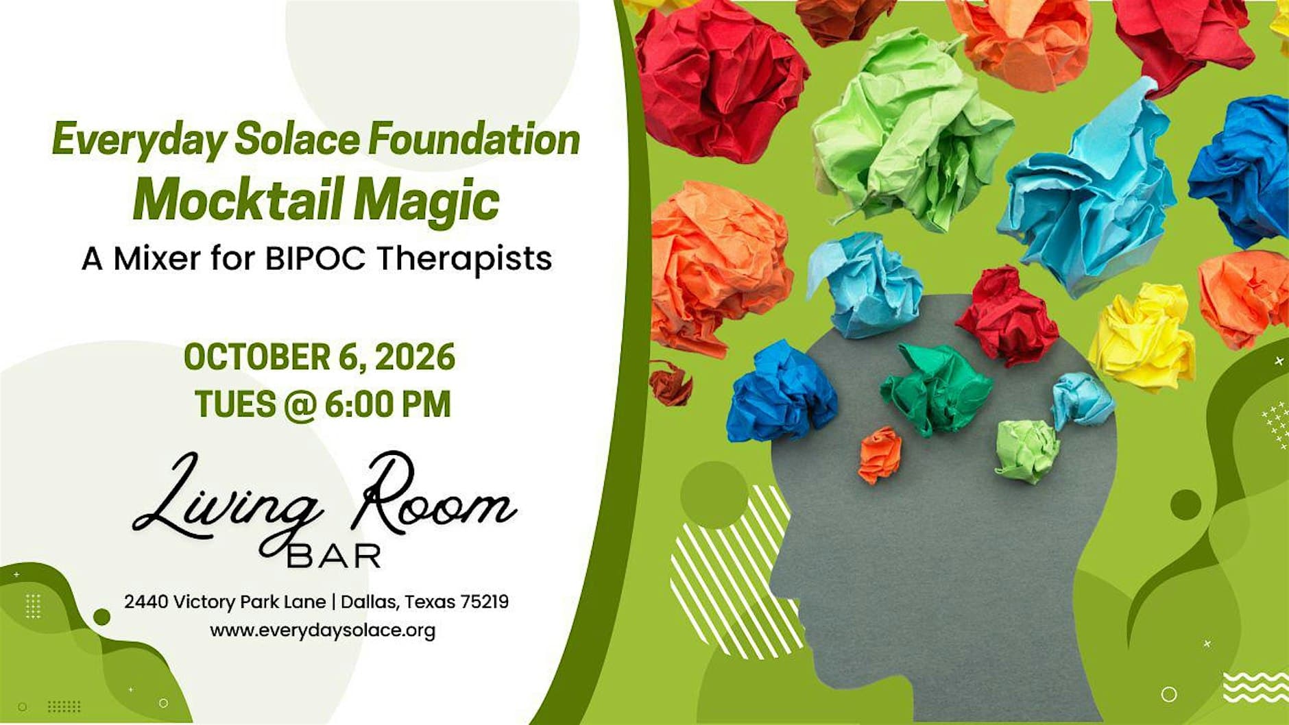 Everyday Solace Foundation Mocktail Magic: A Mixer for BIPOC Therapists