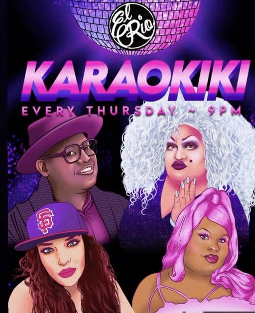 KARAOKIKI WITH YOUR HOSTS DULCE DE LECHE ++ LAMBERT ++ MOJO CARTER ++ FRISCOPINK