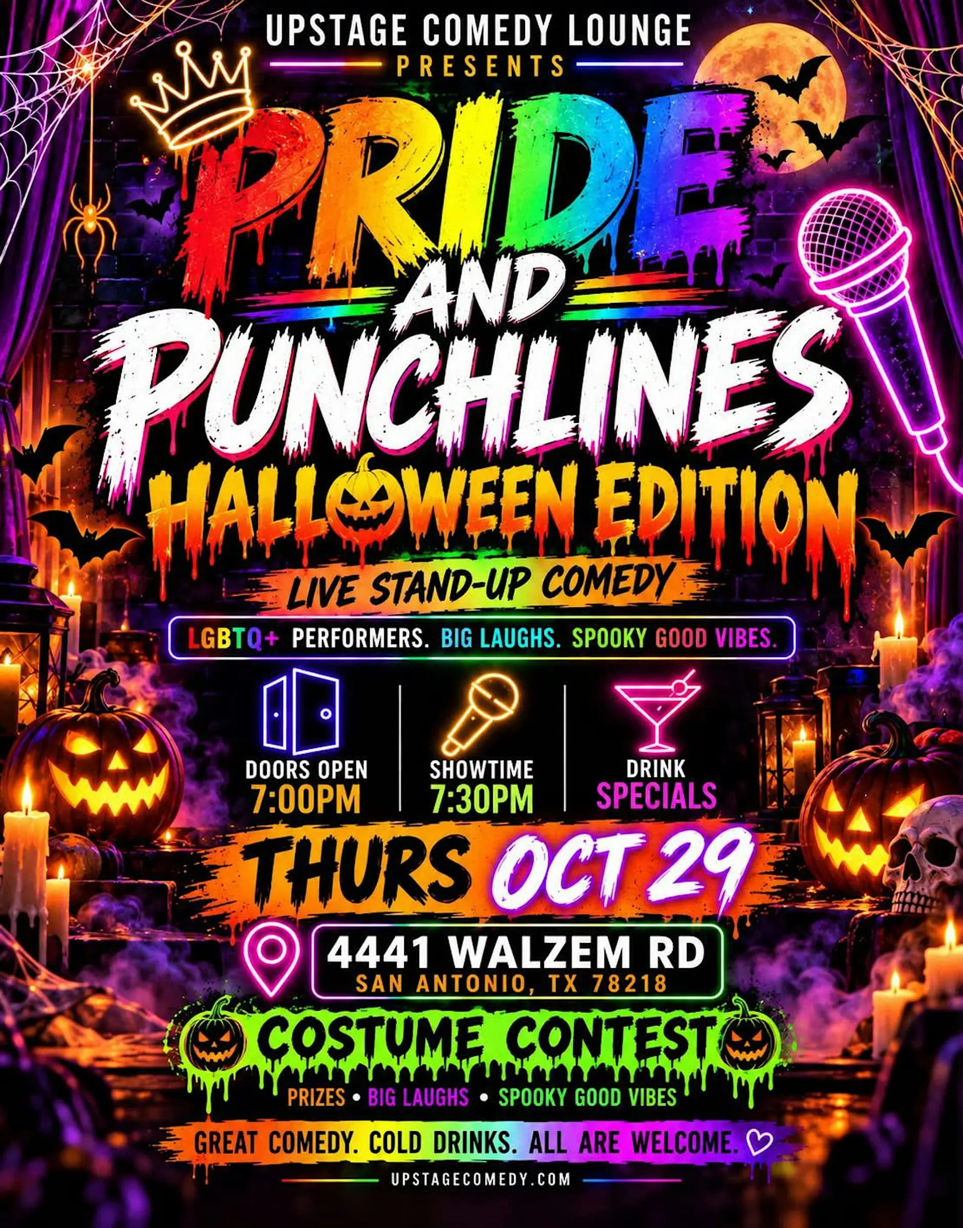 Pride and Punchlines: Halloween Edition