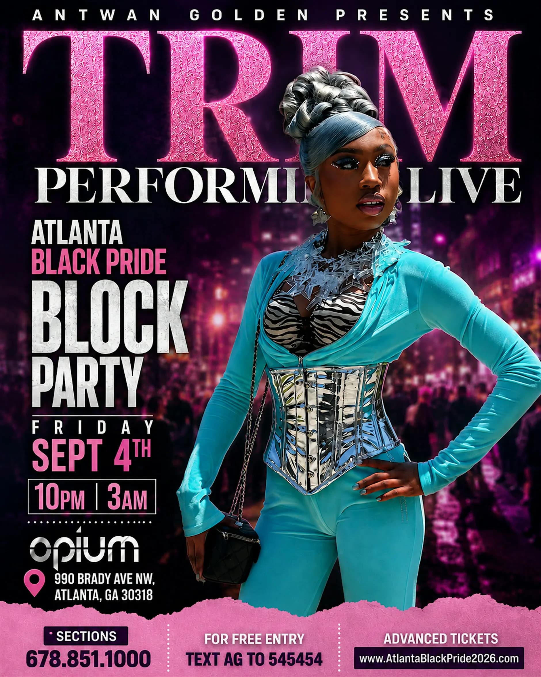 Atlanta Black Pride 2026 (Euphoria) TRIM PERFORMING LIVE Friday @OPIUM