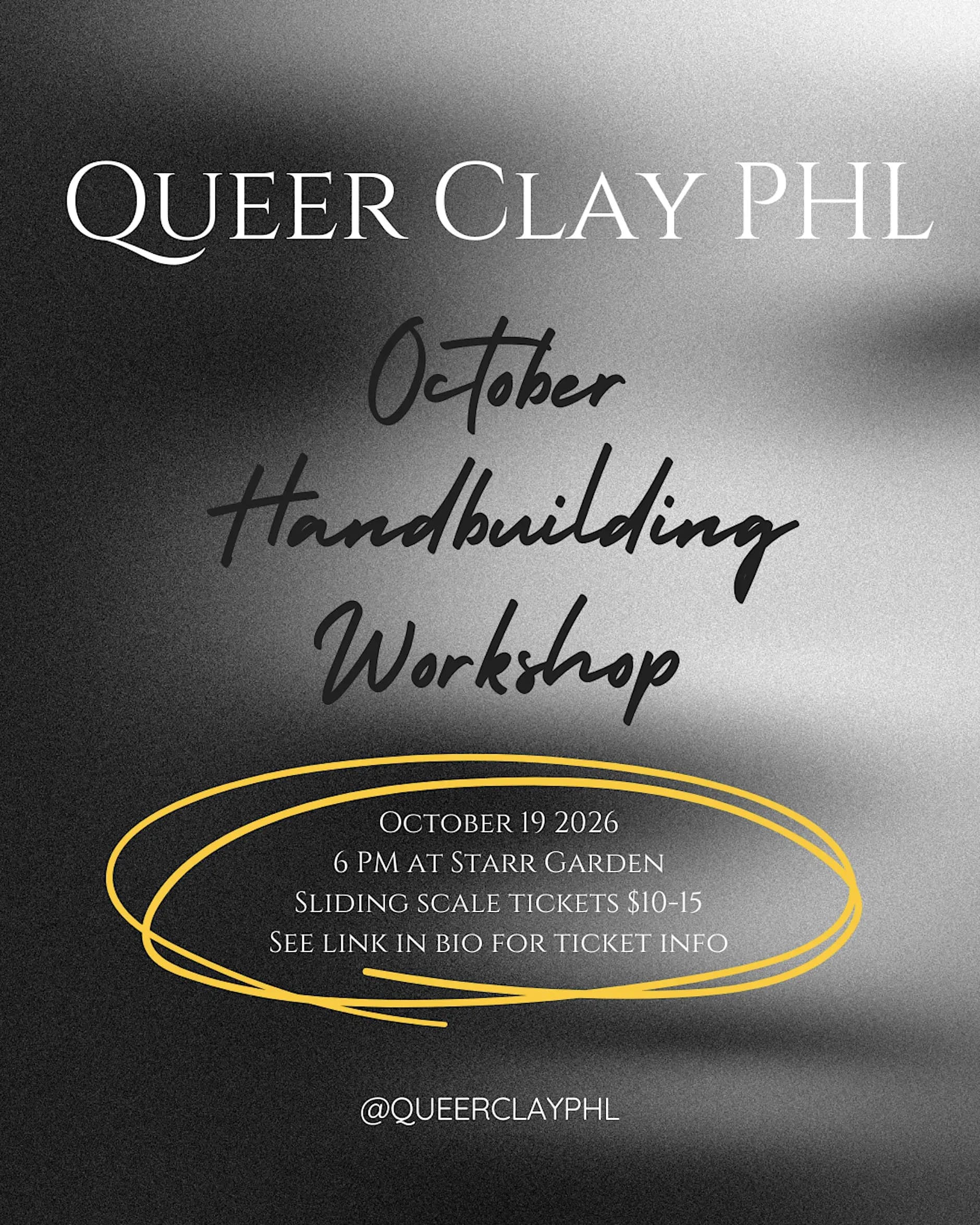 Queer Clay PHL Monthly Handbuilding Workshop!